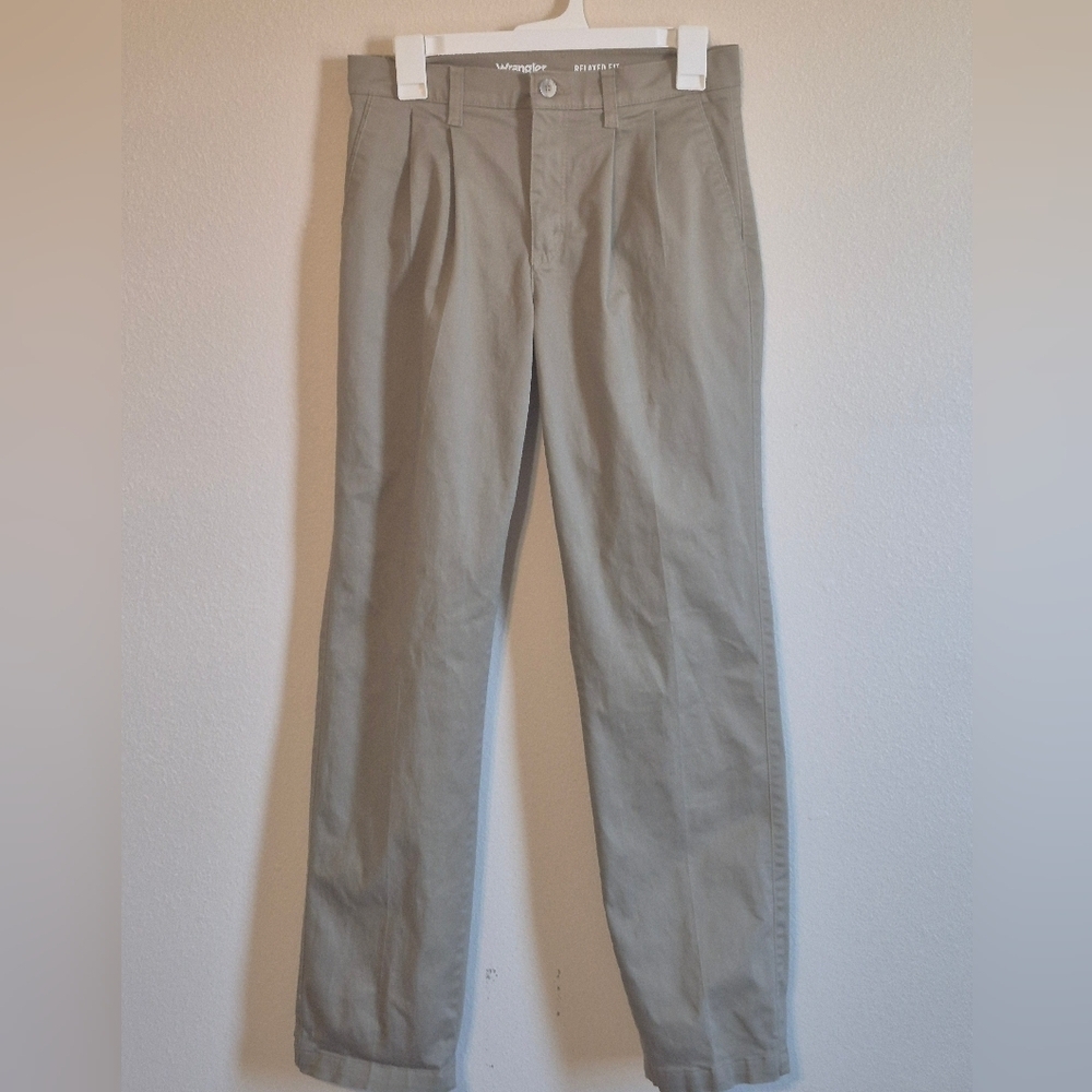 Wrangler Men's Light Gray Chinos